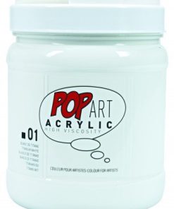 ACRILICO PEBEO POP ART BLANCO TITANIO 700 ML