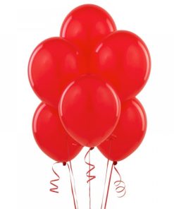 GLOBOS LISOS 20005 ROJO BOLSA 20 UDS