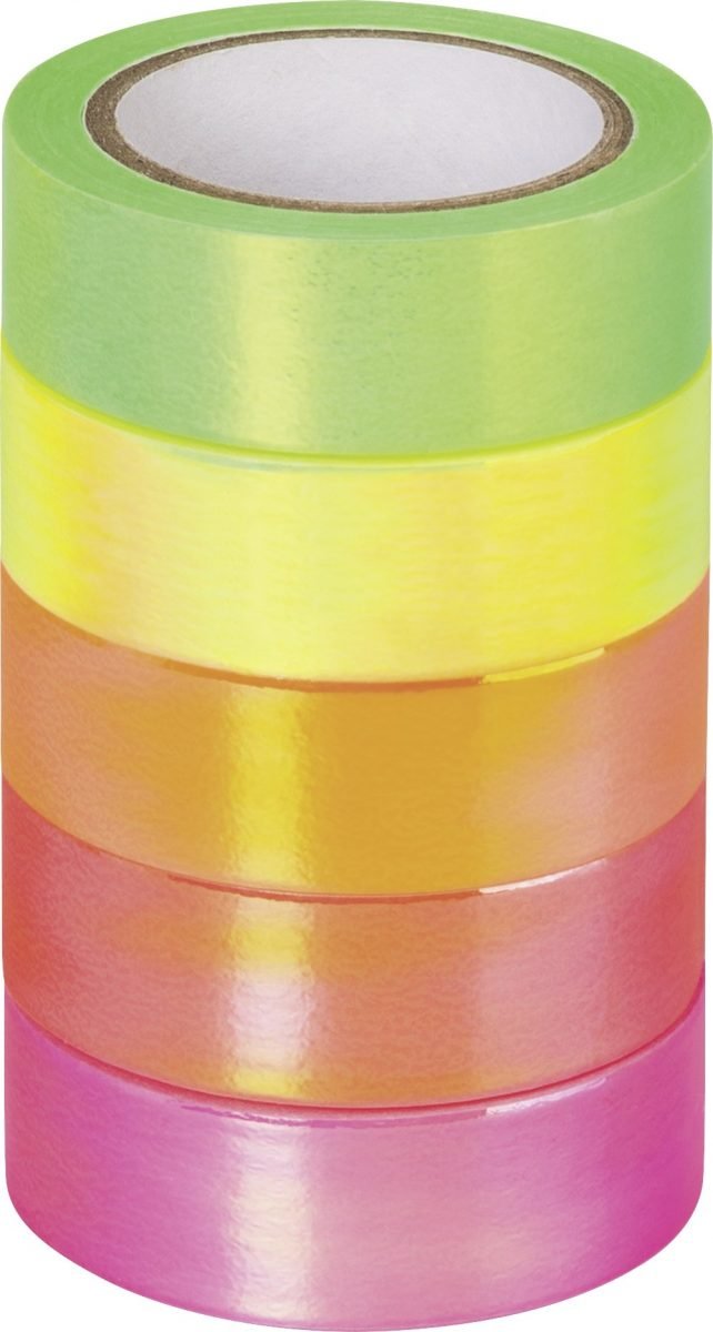 WASHITAPE HEYDA 203584535 FLUOR 12MMX5M 5 UDS