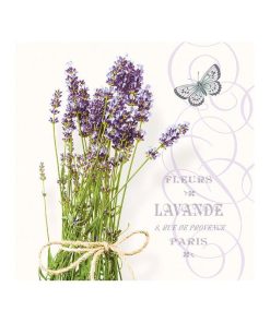 SERVILLETAS AMBIENTE 13311695 BUNCH OF LAVENDER 20 UDS