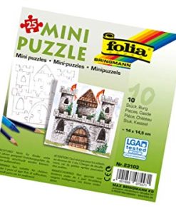 MINI PUZZLE FOLIA 23103 CASTILLO 25 PIEZAS 10 UDS