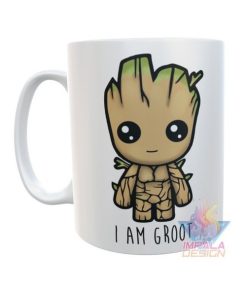 Taza Plástica Baby Groot I Am Groot Irrompible
