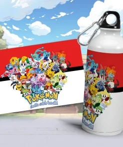 12 Plantilla en botellas Anime Editables – Colección 600ml
