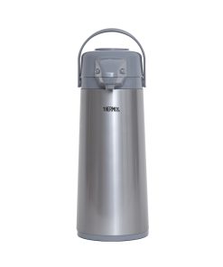 Termo Thermos sifón 2.5L interior vidrio Push Style Gris
