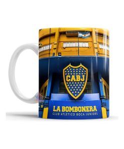 Taza Boca Juniors Cerámica Bombonera Entrada Museo Escudo