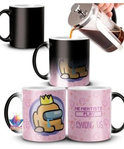 Taza Mágica Among Us Cerámica Videojuego Impostor Mod 10