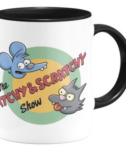 Taza Itchy And Scratchy Los Simpson Interior Color