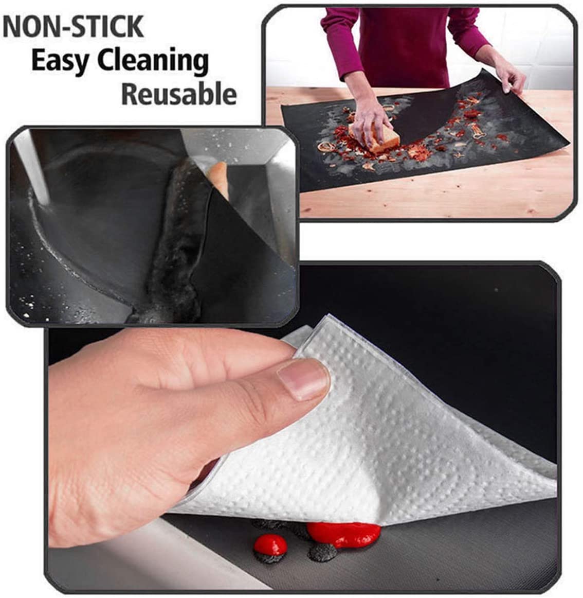 LAMINAS ANTIADHERENTES REUTILIZABLES PARA HORNO -5 PIEZAS - Imagen 5