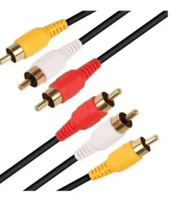 Cable RCA 3×3 1.5 m Audio y Video Estéreo