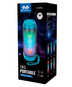 Parlante bluetooth 5,3 Miccell10W negro