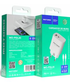 Cargador Motomo MO-L20 20W Con Cable C A IPH