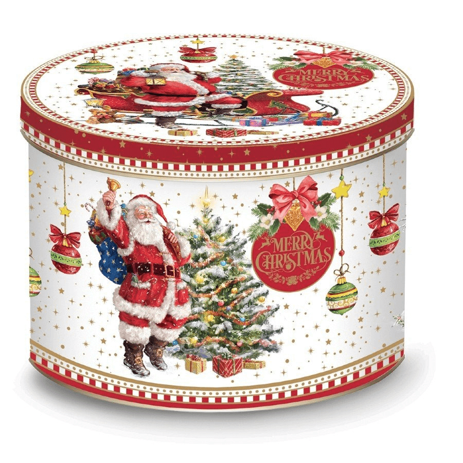 TAZA NAVIDAD SANTA EN LATA NAVIDEÑA
