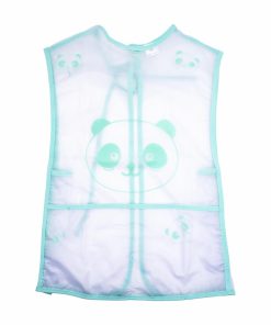 Delantal Escolar Estampado Pandas Sin Manga MULTIPROYECTOS Talla 8