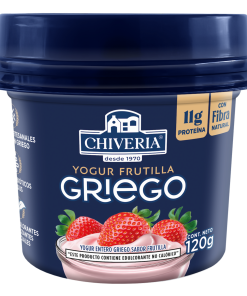 Yogurt Griego Frutilla CHIVERIA 120 G