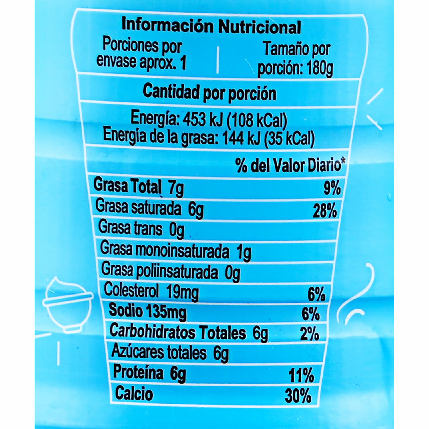 Yogurt Natural LA HOLANDESA 180 G - Imagen 3