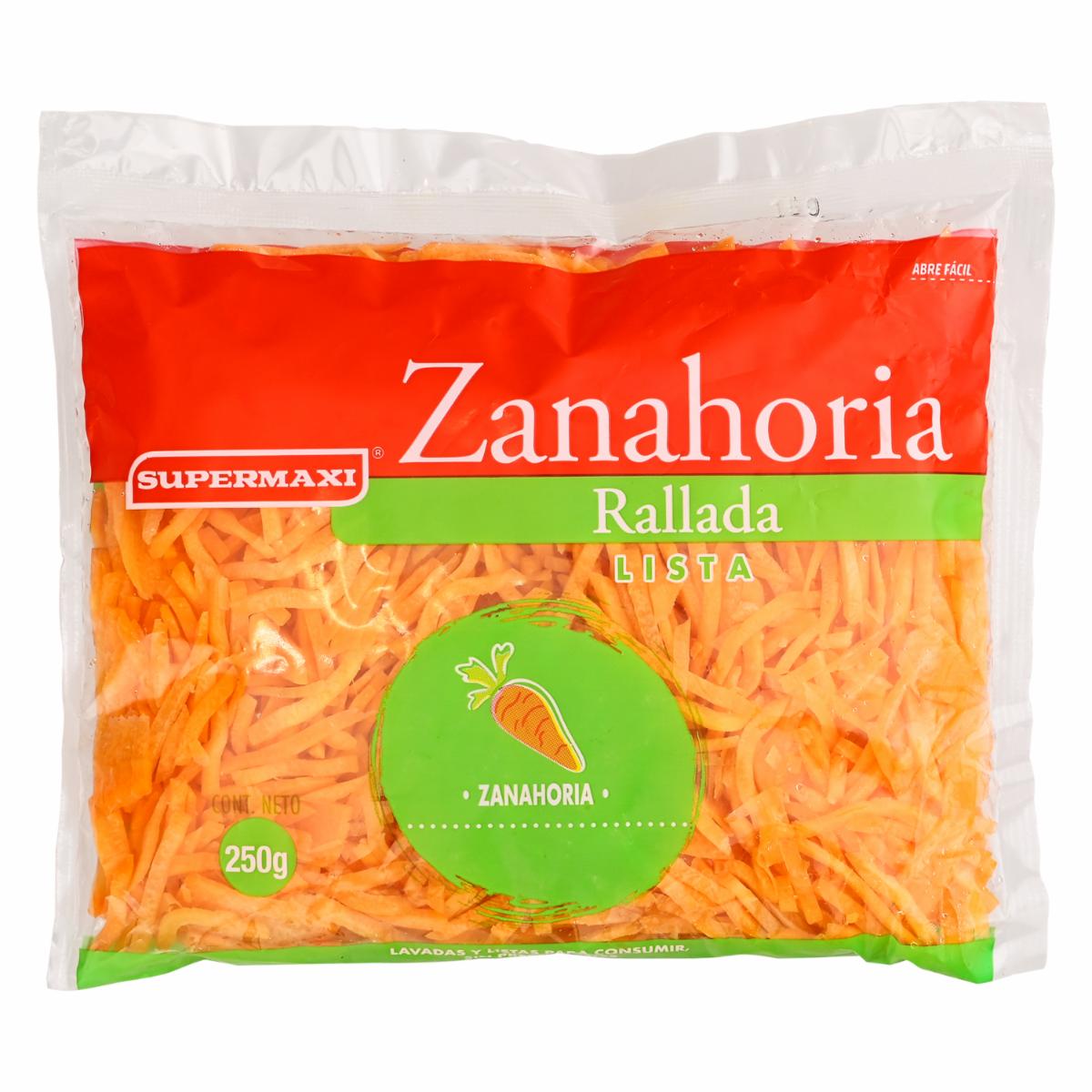 Zanahoria Rallada SUPERMAXI Empacado - Imagen 2