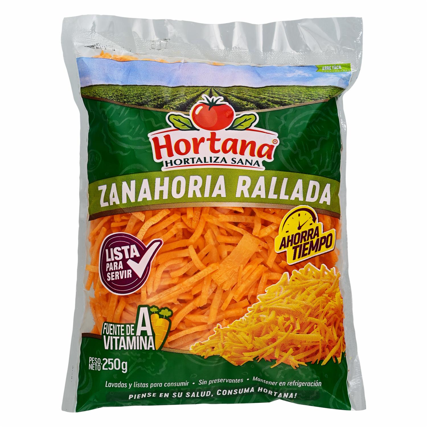 Zanahoria Rallada HORTANA 250 G - Imagen 2