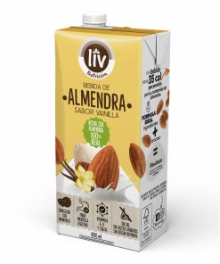 Bebida De Almendra Sabor A Vainilla Endulzada Con Monk Fruit LIV 1000 Ml