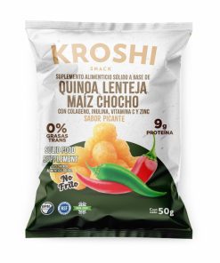 Snack Nutritivo Picante De Quinua Chocho Maíz Y Lenteja KROSHI 50 G
