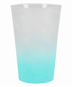 Vaso Plástico Twister Degrade Turquesa NEOPLAS 700 Ml
