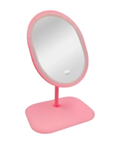 Espejo rectangular para tocador con luz led + base / wsm-2595