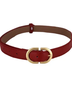 1pza Cinturón de piel sintética con 3cm de grosor, hebilla de metal y orificios ajustables para dama, variedad de colores / zy-belt02