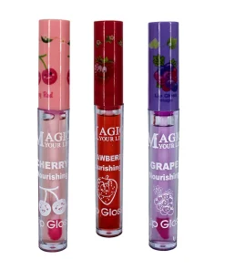 1pza Lip gloss con aroma a cereza para labios, variedad de colores / h-219
